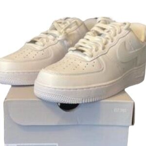 Nike Air Force 1 Athletic Sneakers Men’s Sz 11 White on White AF1 Low Top